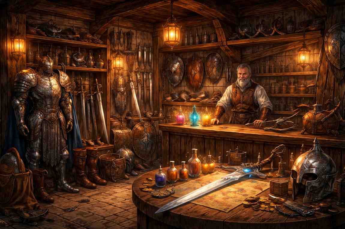 Flaming Longsword - equipment card image